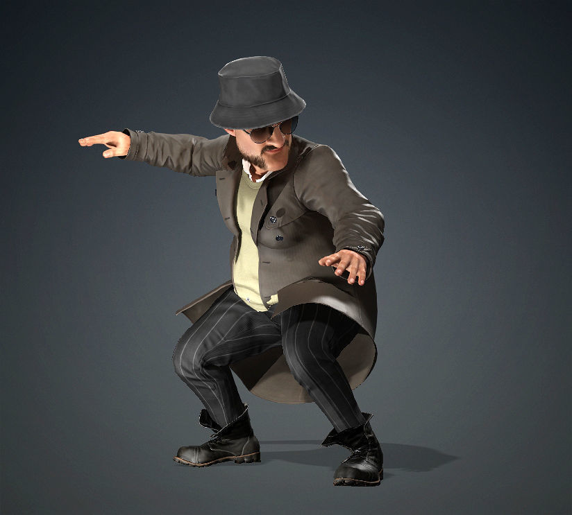 Mr D Rigged 3D Model 3D model_5