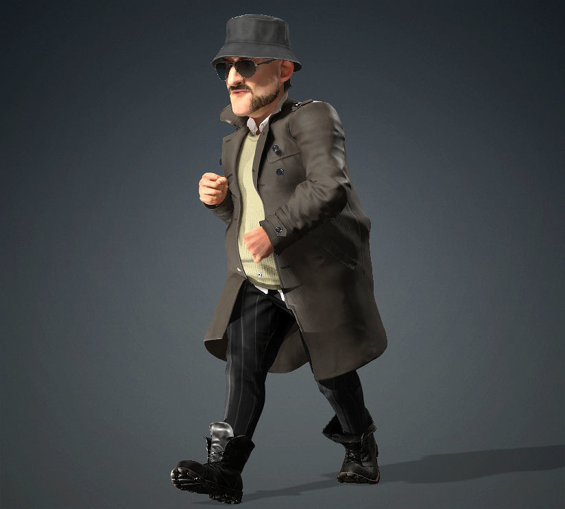 Mr D Rigged 3D Model 3D model_4