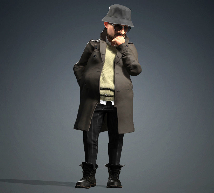 Mr D Rigged 3D Model 3D model_2