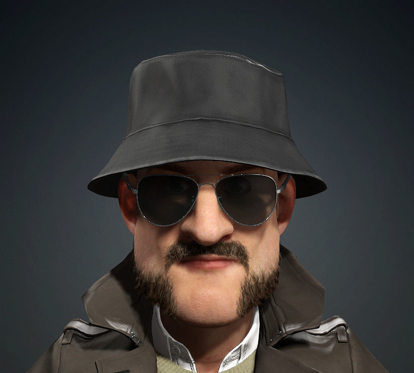 Mr D Rigged 3D Model 3D model_6