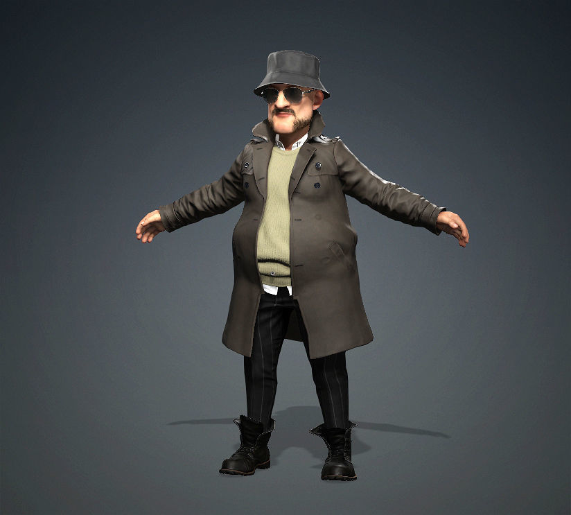 Mr D Rigged 3D Model 3D model_1