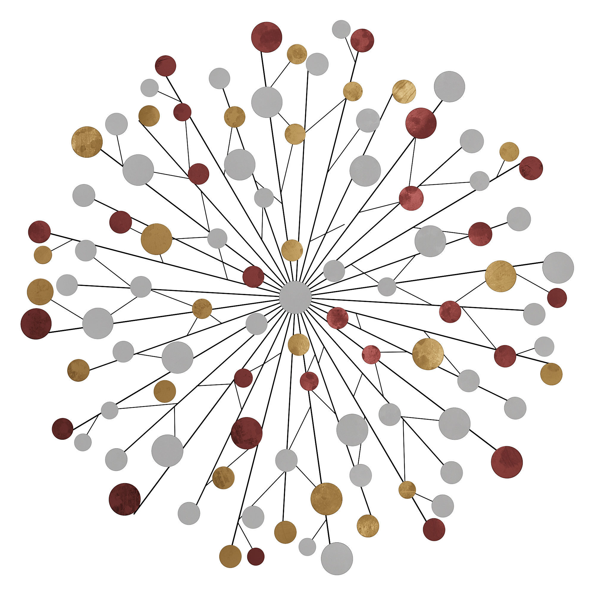 George oliver Abstract Wall Decor 3D model_1