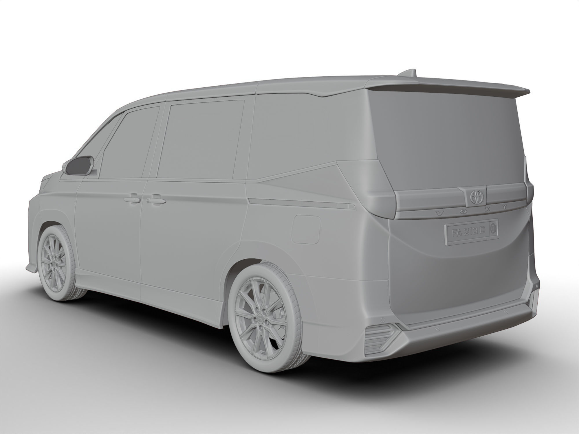Toyota Voxy 3D model_5