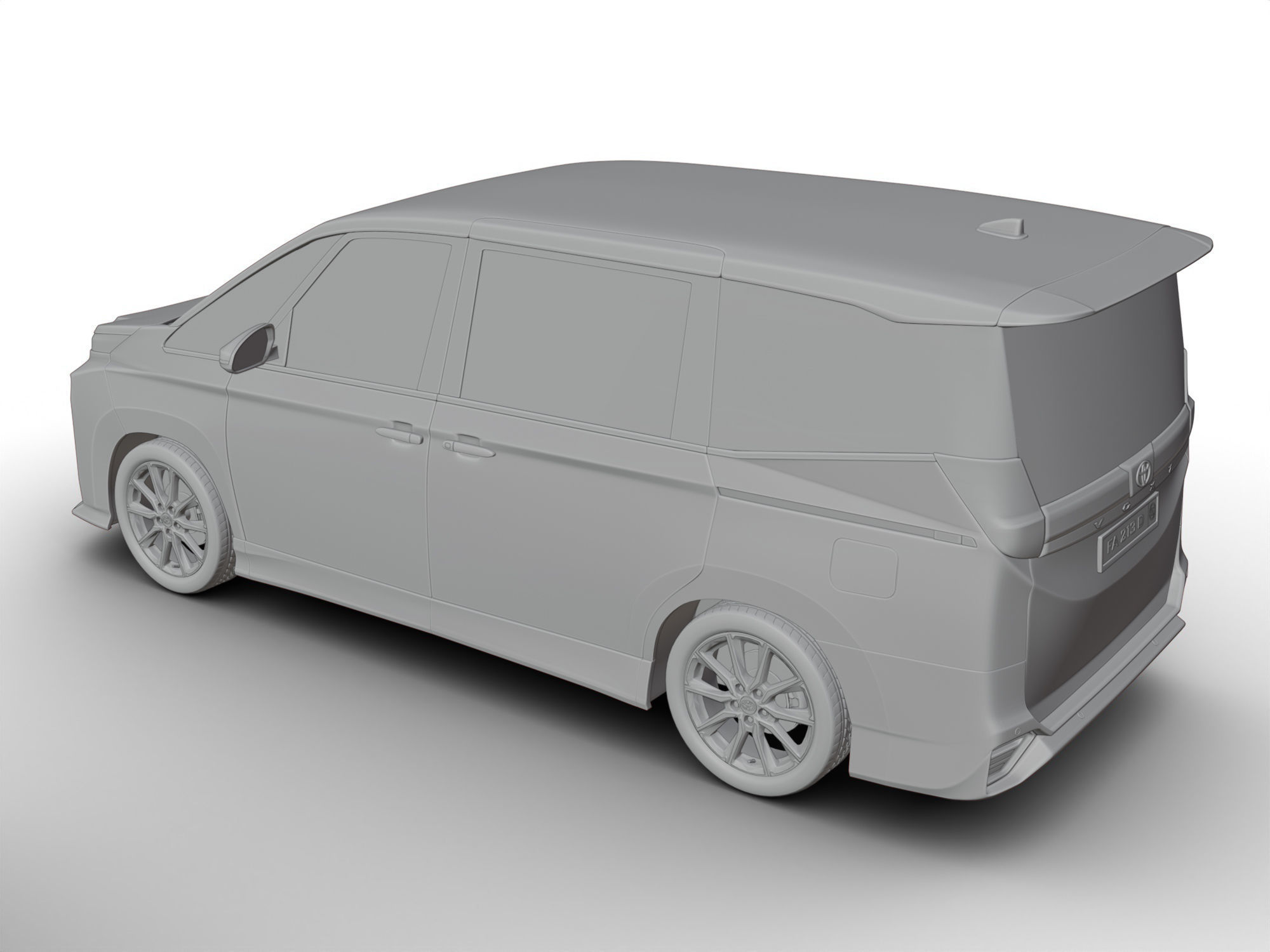 Toyota Voxy 3D model_4