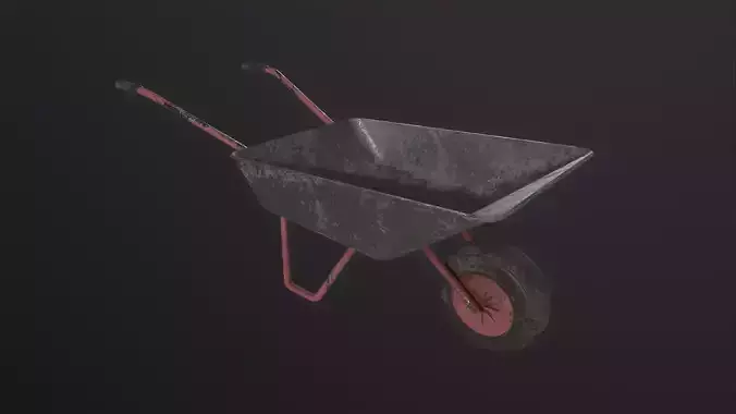 Wheelbarrow 3D Moedel