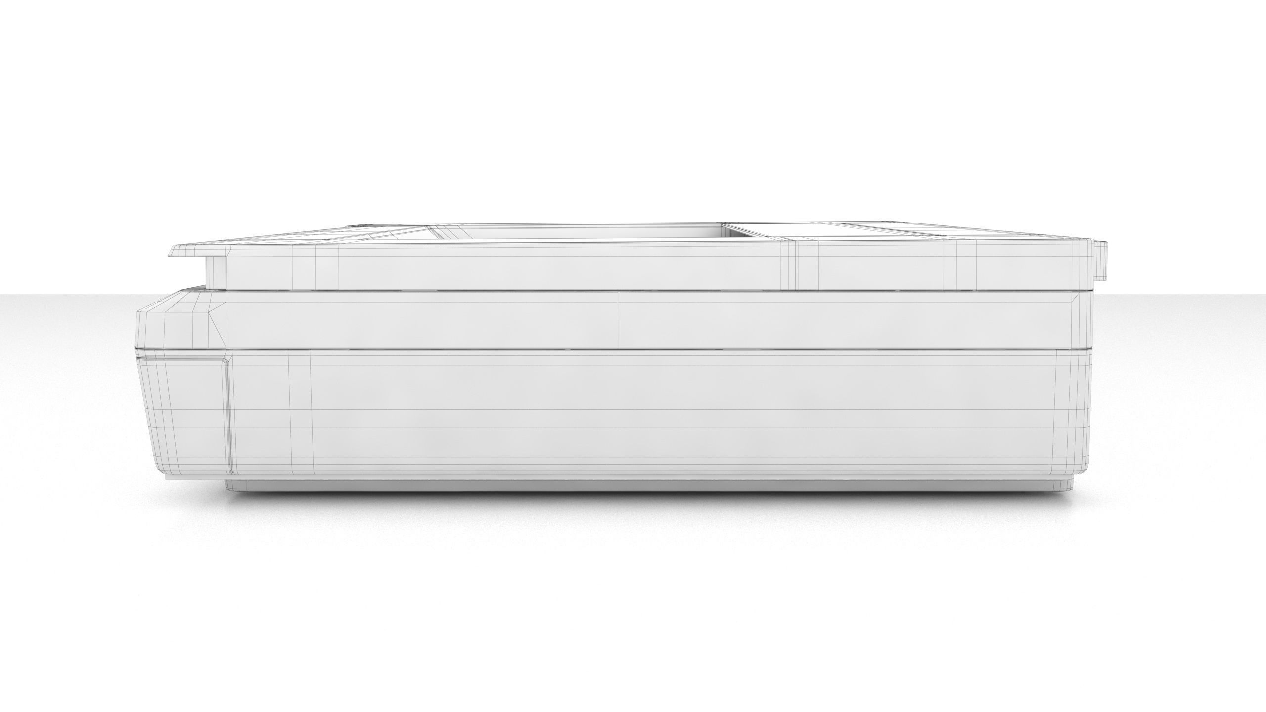 Epson WorkForce DS-50000 Color Document Scanner Low-poly 3D model_13