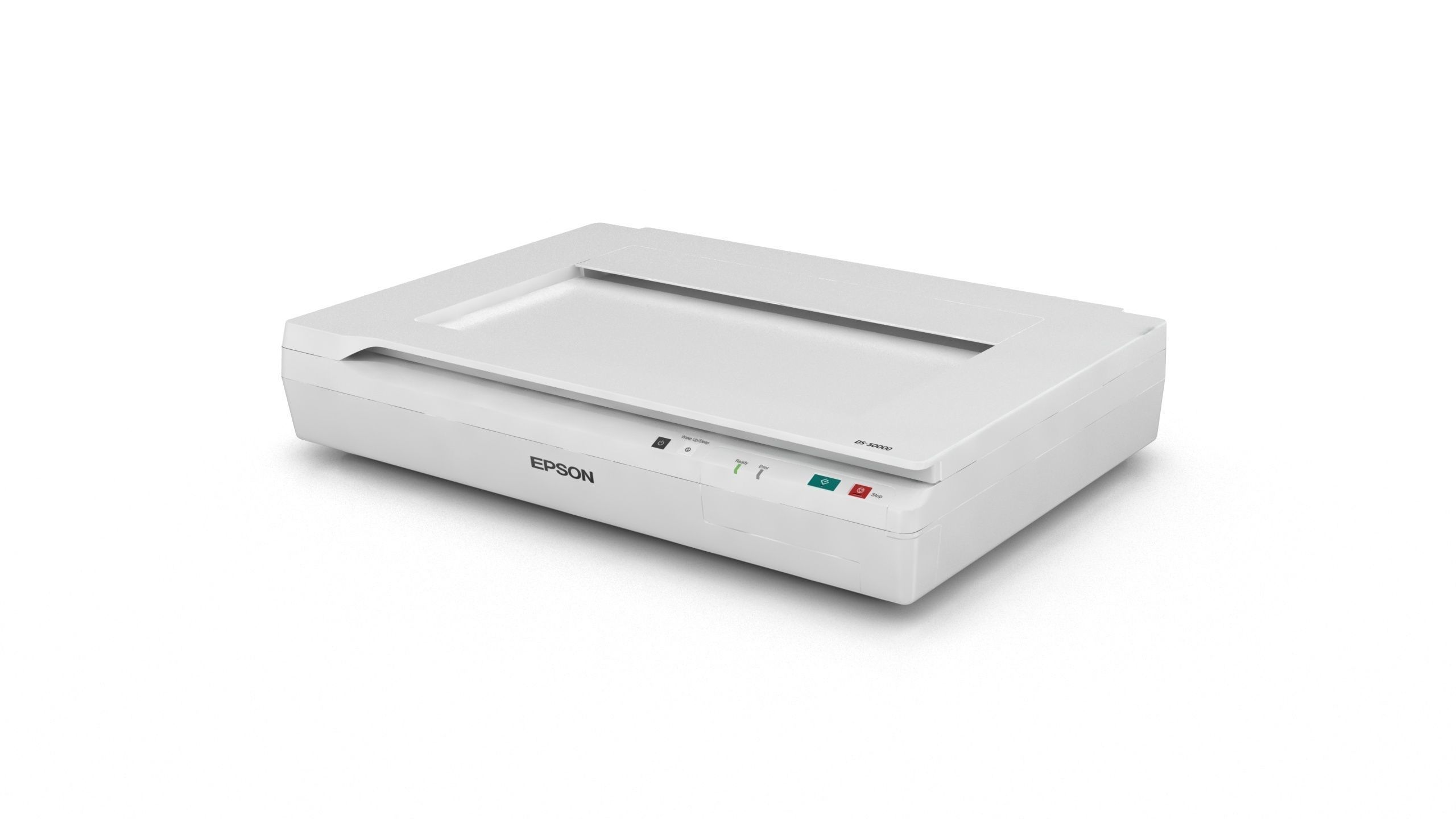 Epson WorkForce DS-50000 Color Document Scanner Low-poly 3D model_3
