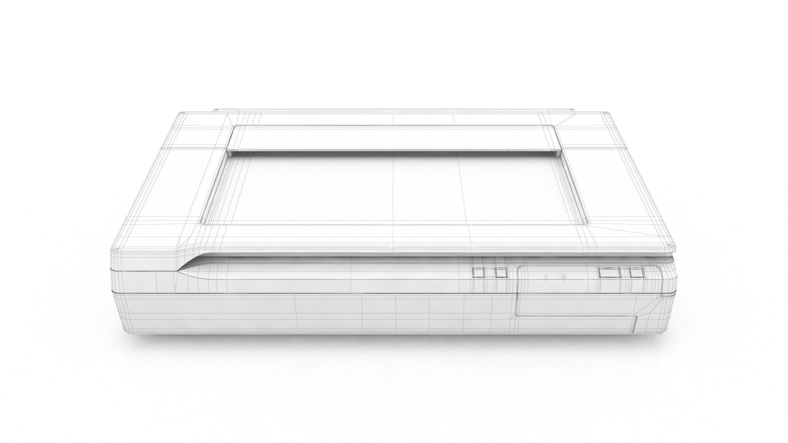 Epson WorkForce DS-50000 Color Document Scanner Low-poly 3D model_17