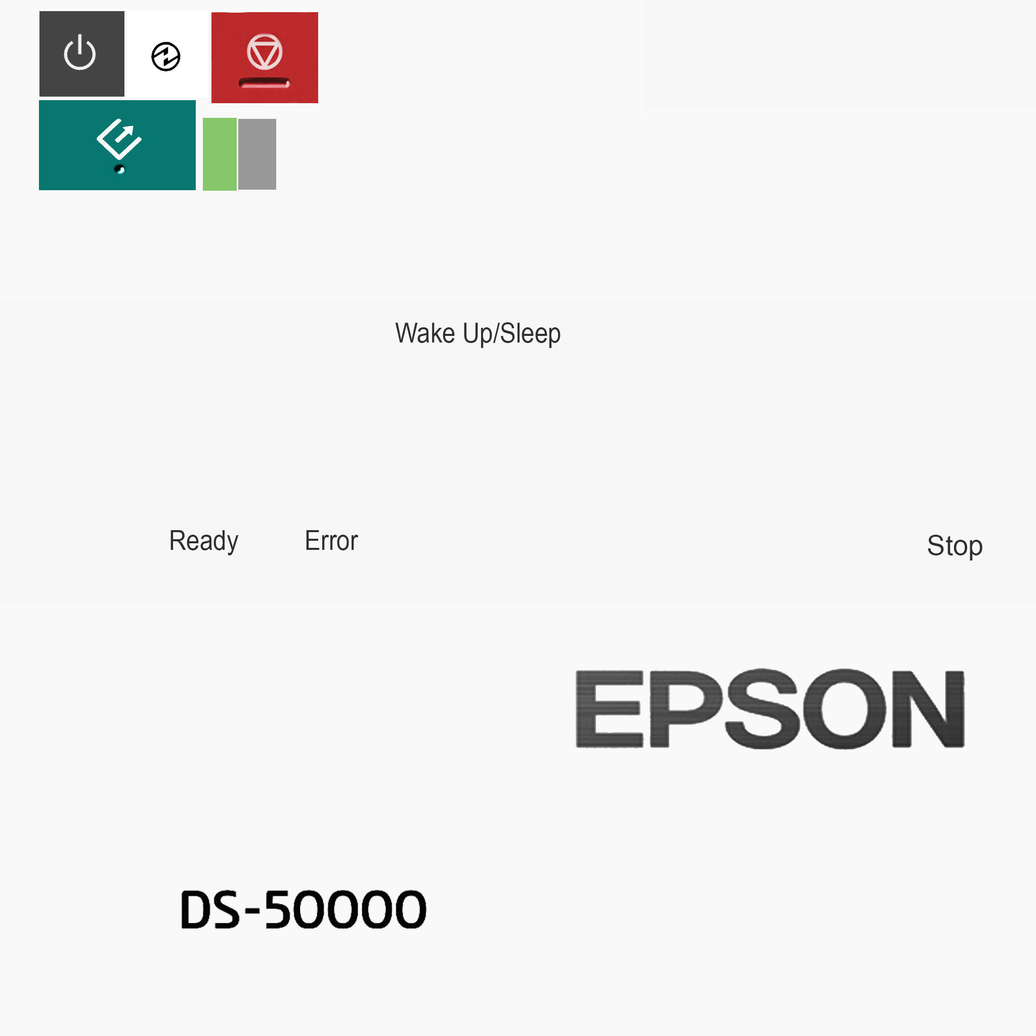 Epson WorkForce DS-50000 Color Document Scanner Low-poly 3D model_25