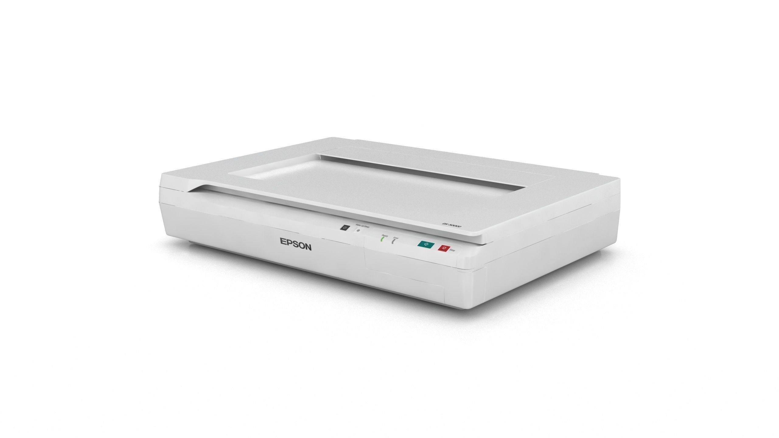 Epson WorkForce DS-50000 Color Document Scanner Low-poly 3D model_6