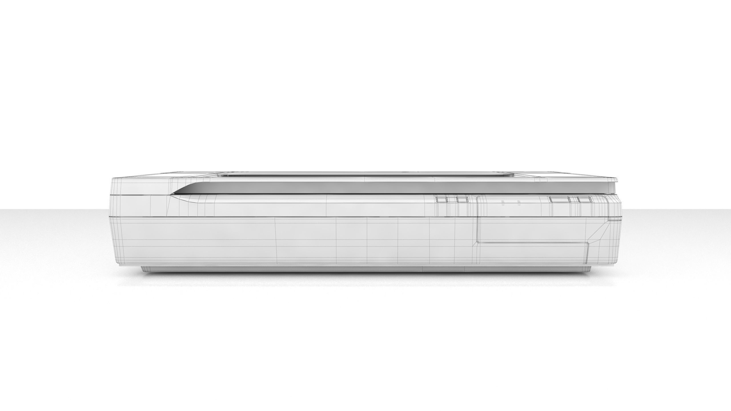 Epson WorkForce DS-50000 Color Document Scanner Low-poly 3D model_11