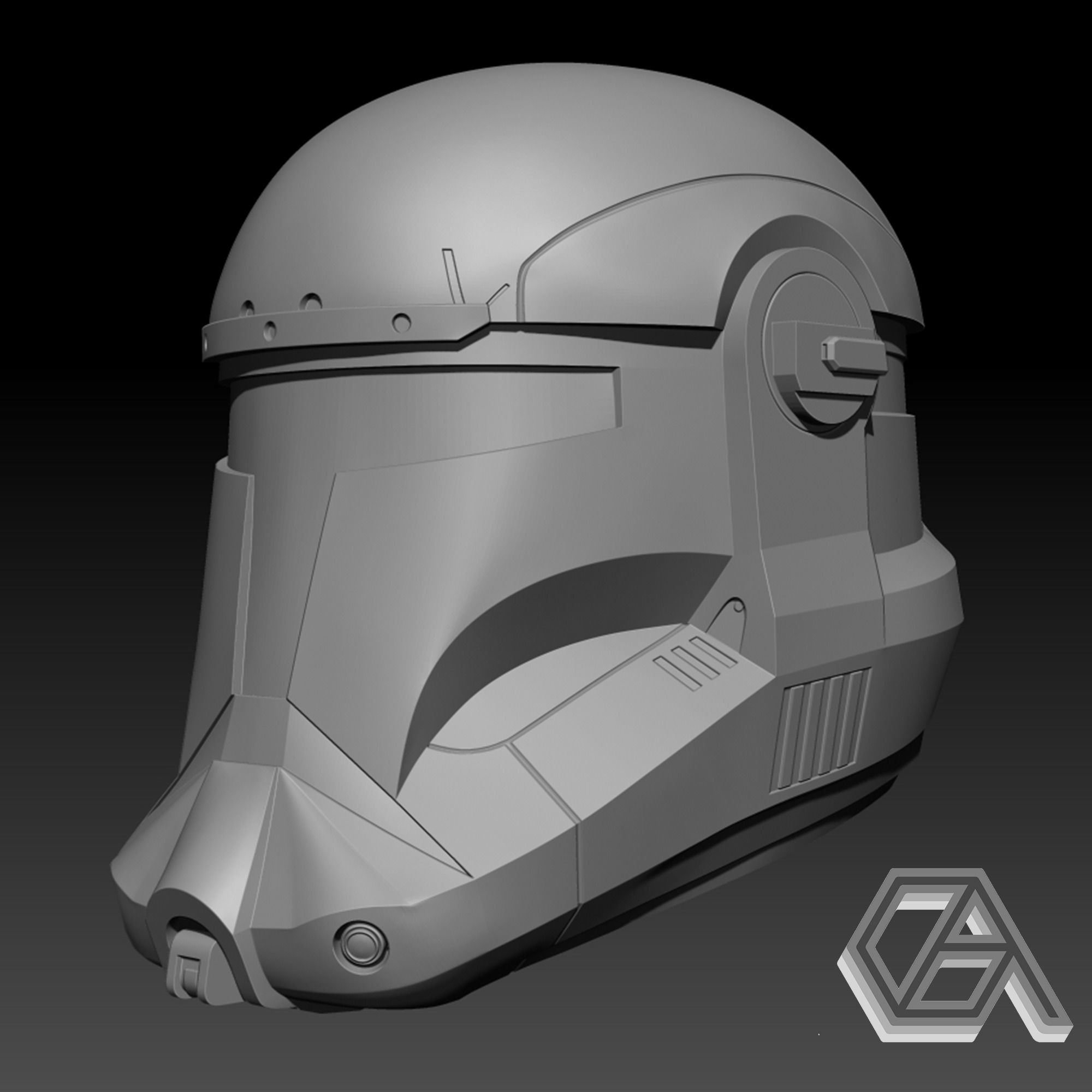 Star Wars - Republic Commando Trooper Helmet 3D print model_1