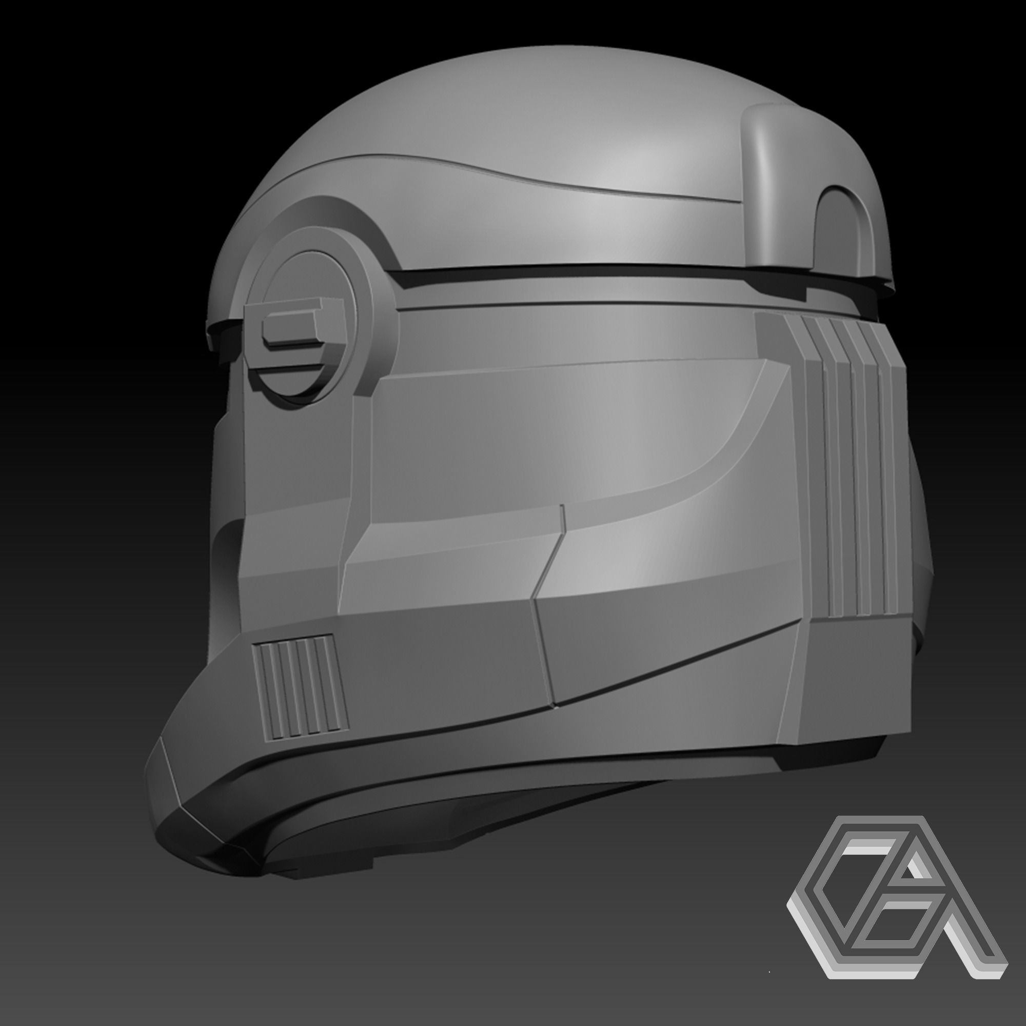 Star Wars - Republic Commando Trooper Helmet 3D print model_3