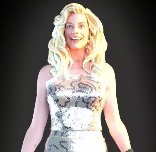 BARBIE movie Margot Robbie 3D print model