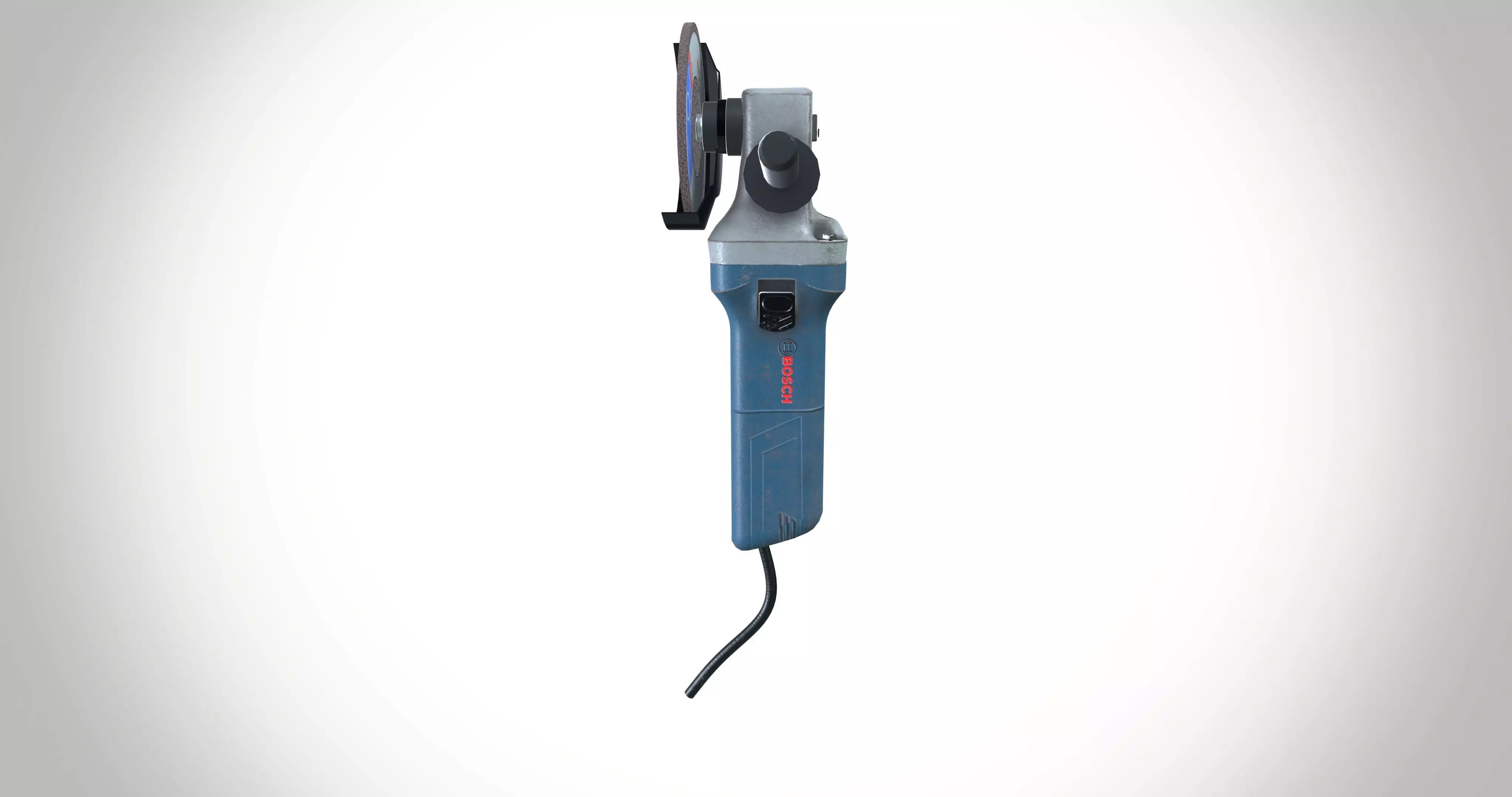 Electric Grinding Machine Low-poly 3D model