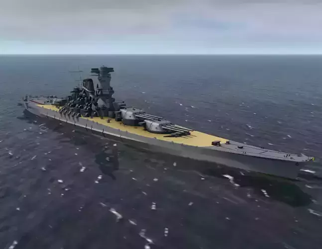 IJN YAMATO JAPANESE BATTLESHIP WW2
