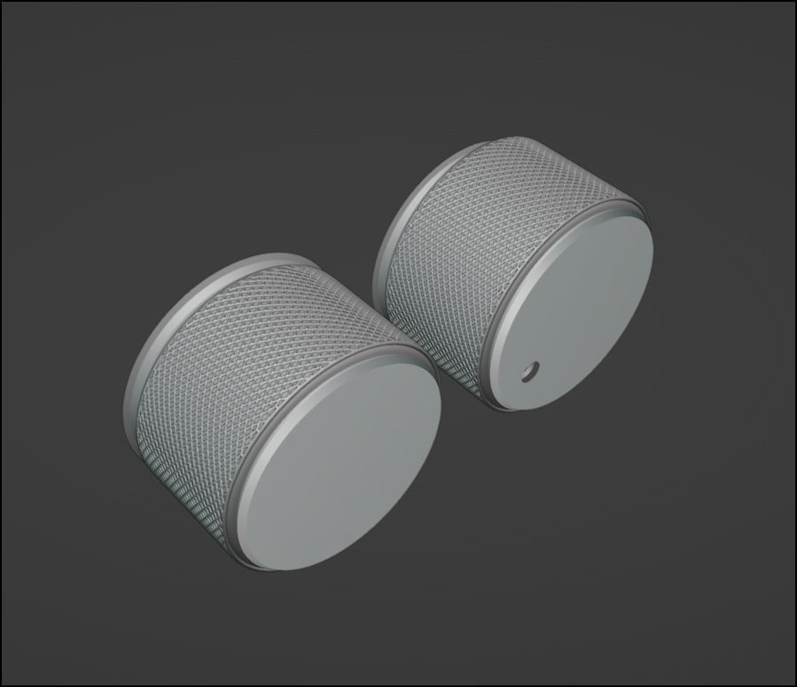 Control Knob  3D model_7