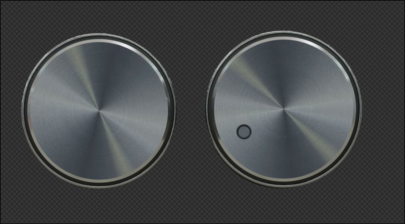 Control Knob  3D model_4