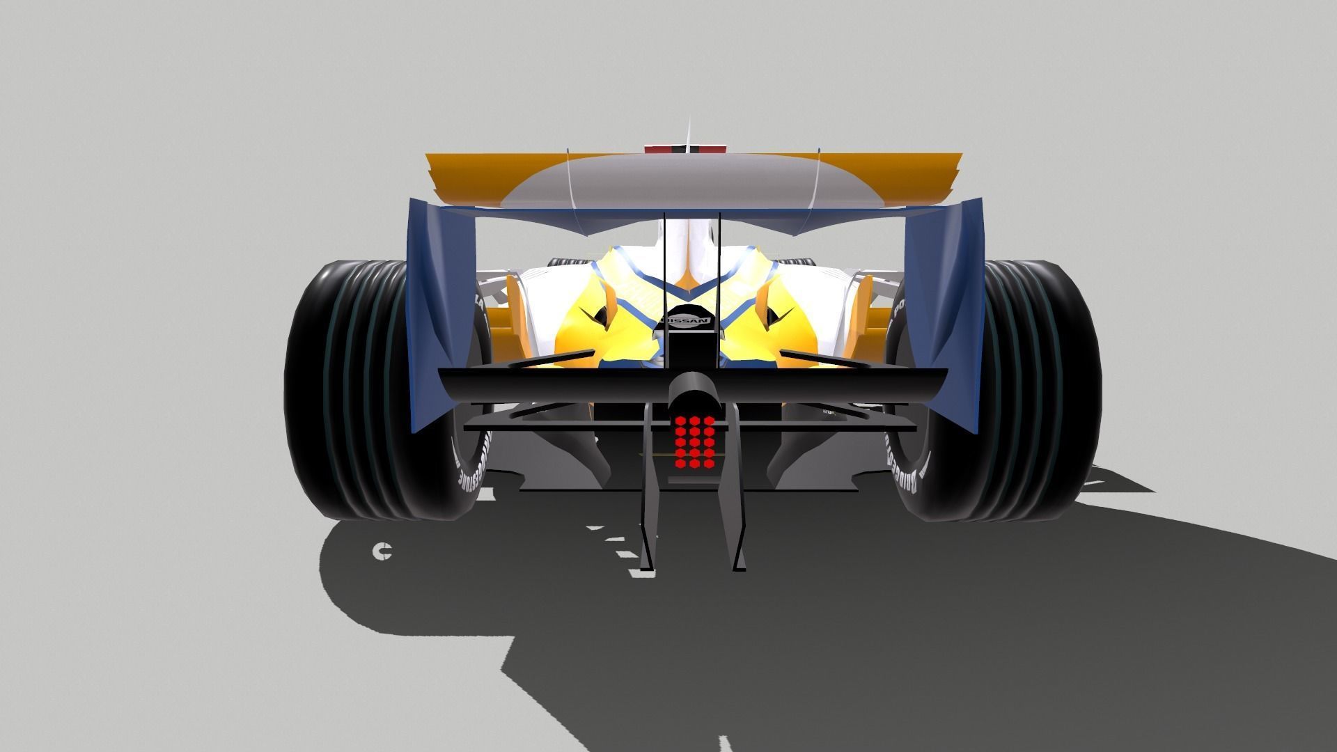 F1  Formula car 3D model_7