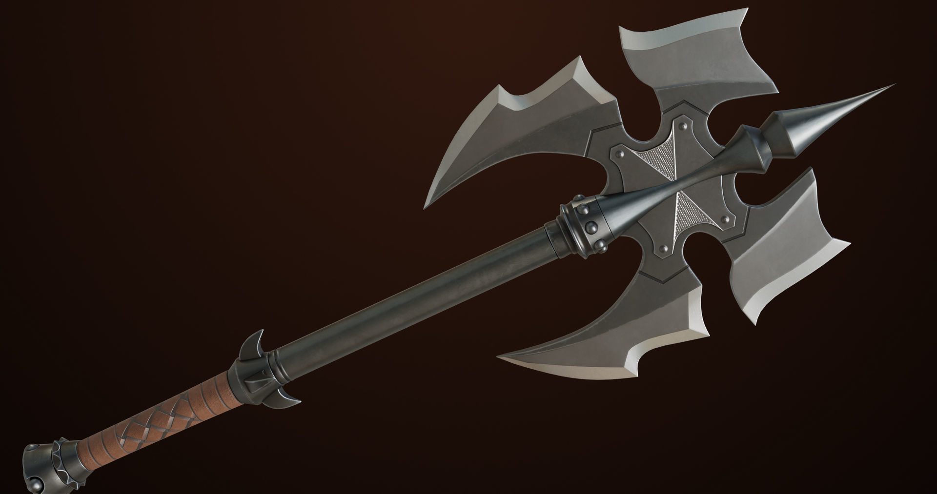 6 Battle Axes Collection All PBR Unity UE Textures Included _11