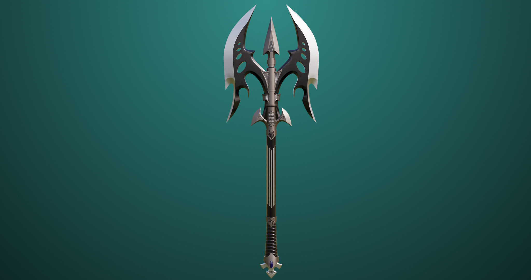 6 Battle Axes Collection All PBR Unity UE Textures Included _2