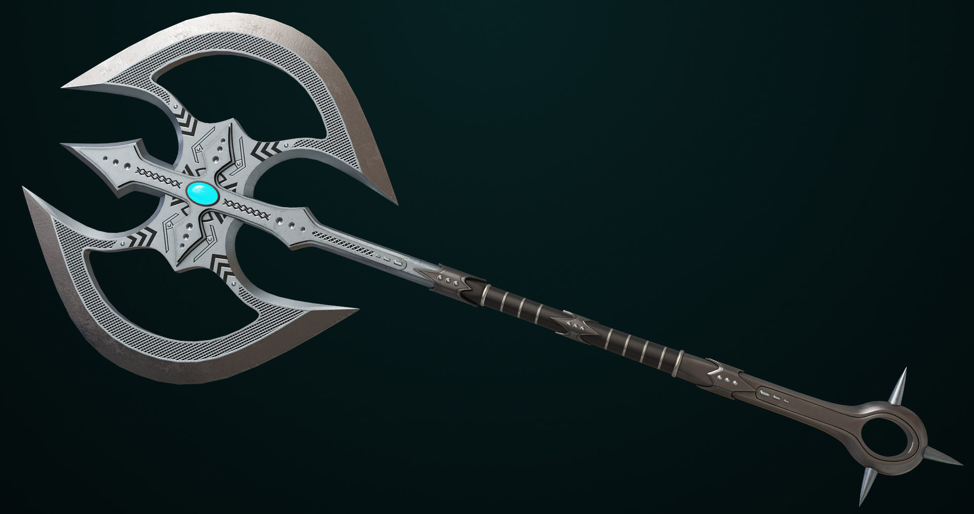 6 Battle Axes Collection All PBR Unity UE Textures Included _19