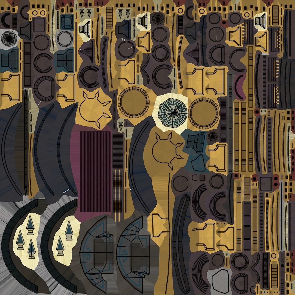 6 Battle Axes Collection All PBR Unity UE Textures Included _25