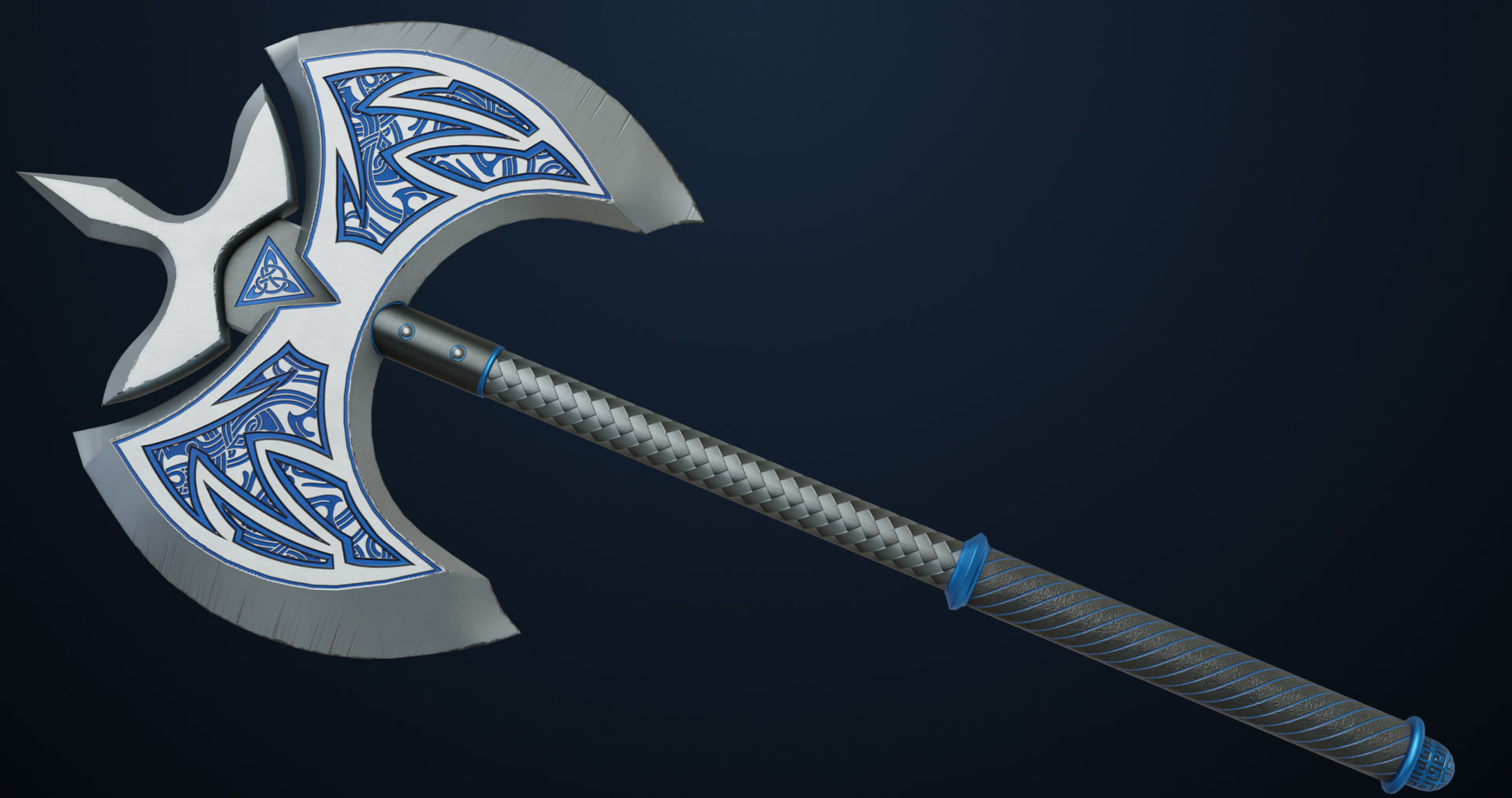 6 Battle Axes Collection All PBR Unity UE Textures Included _15
