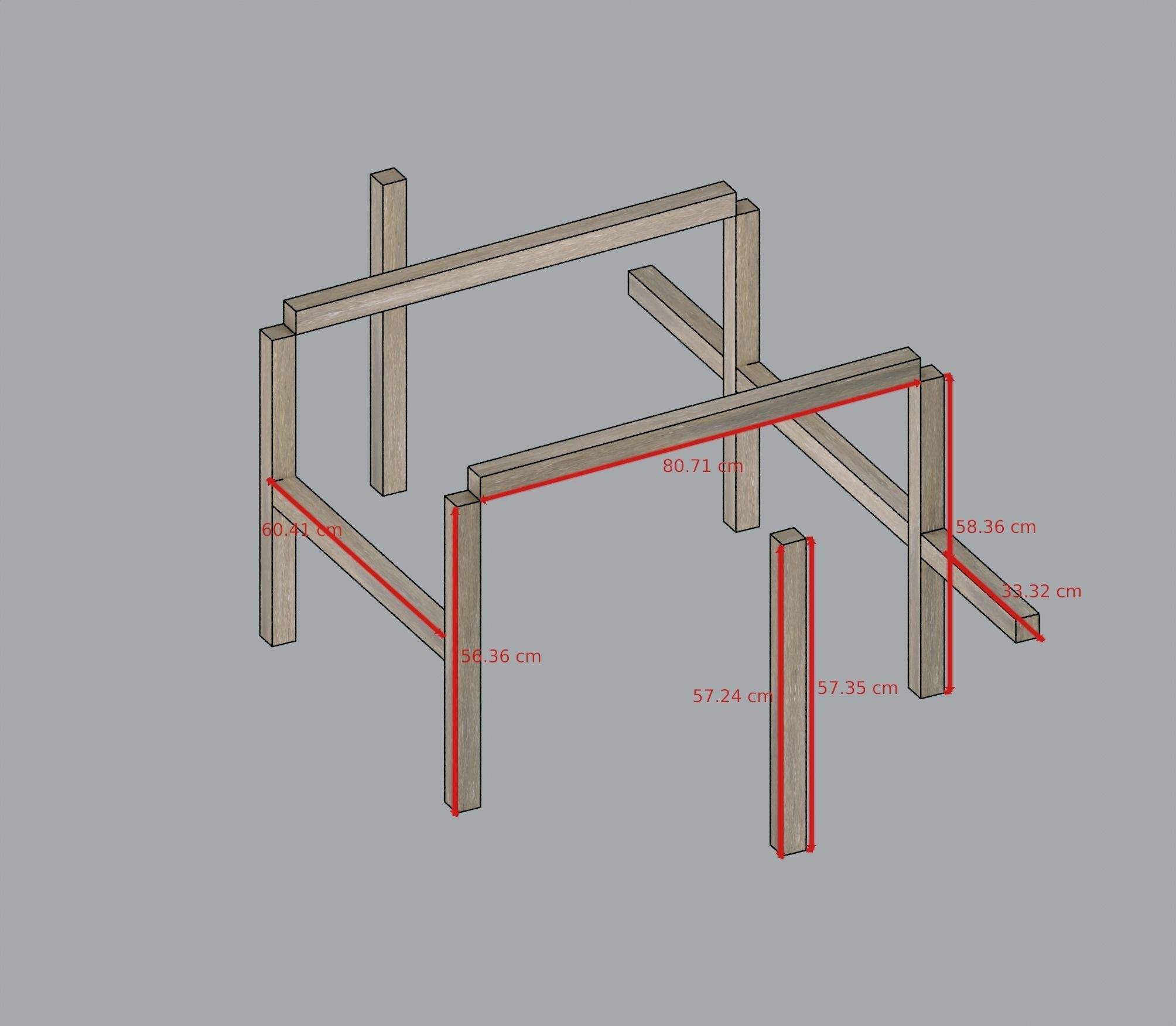 Cage for small animals Low-poly 3D model_5