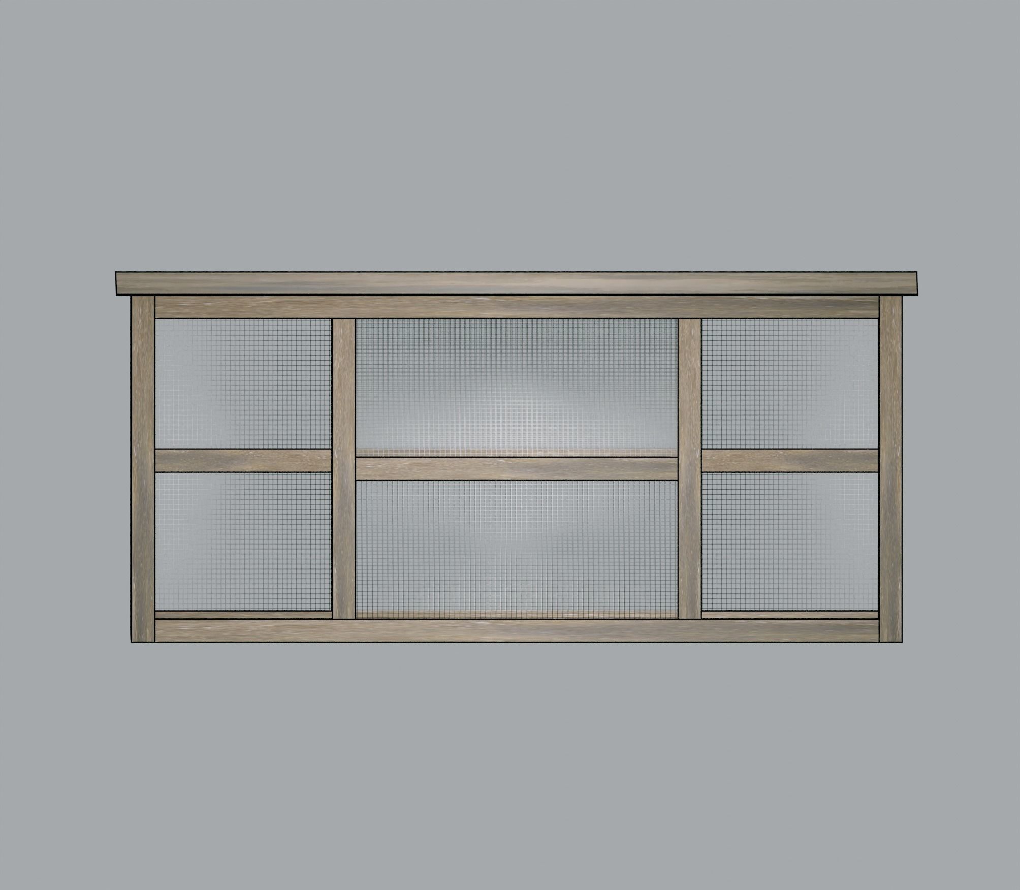 Cage for small animals Low-poly 3D model_3