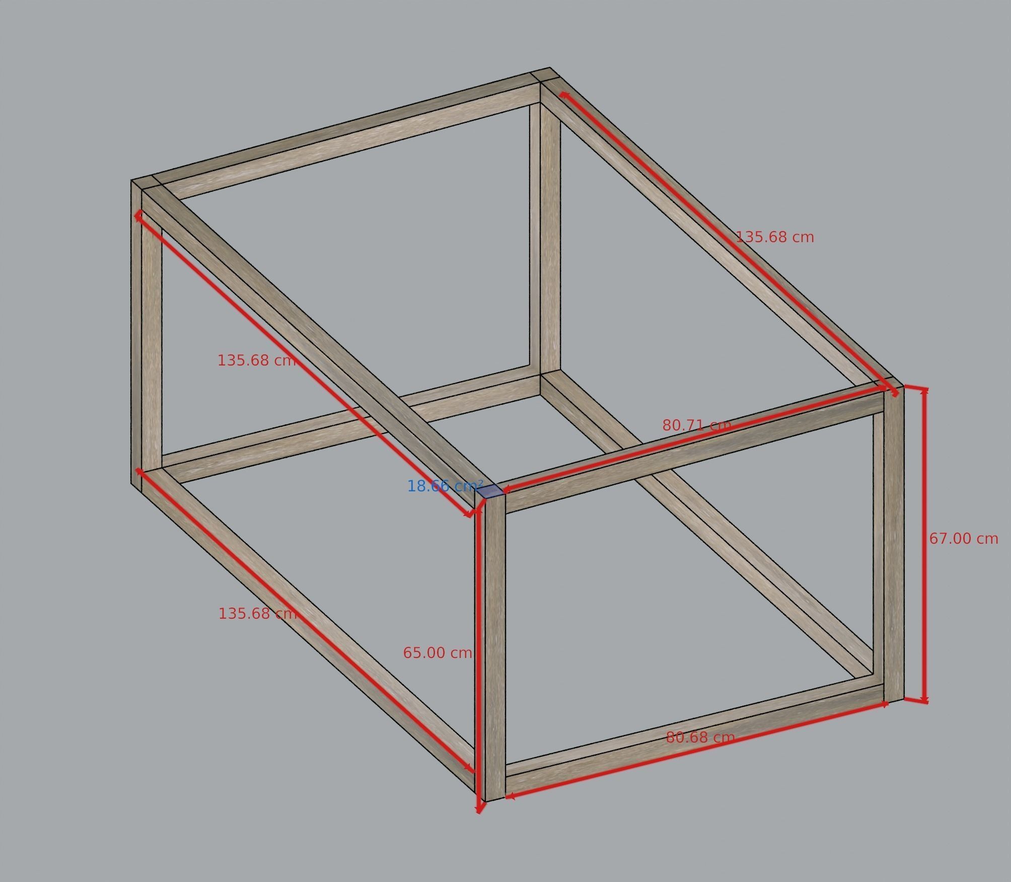 Cage for small animals Low-poly 3D model_4