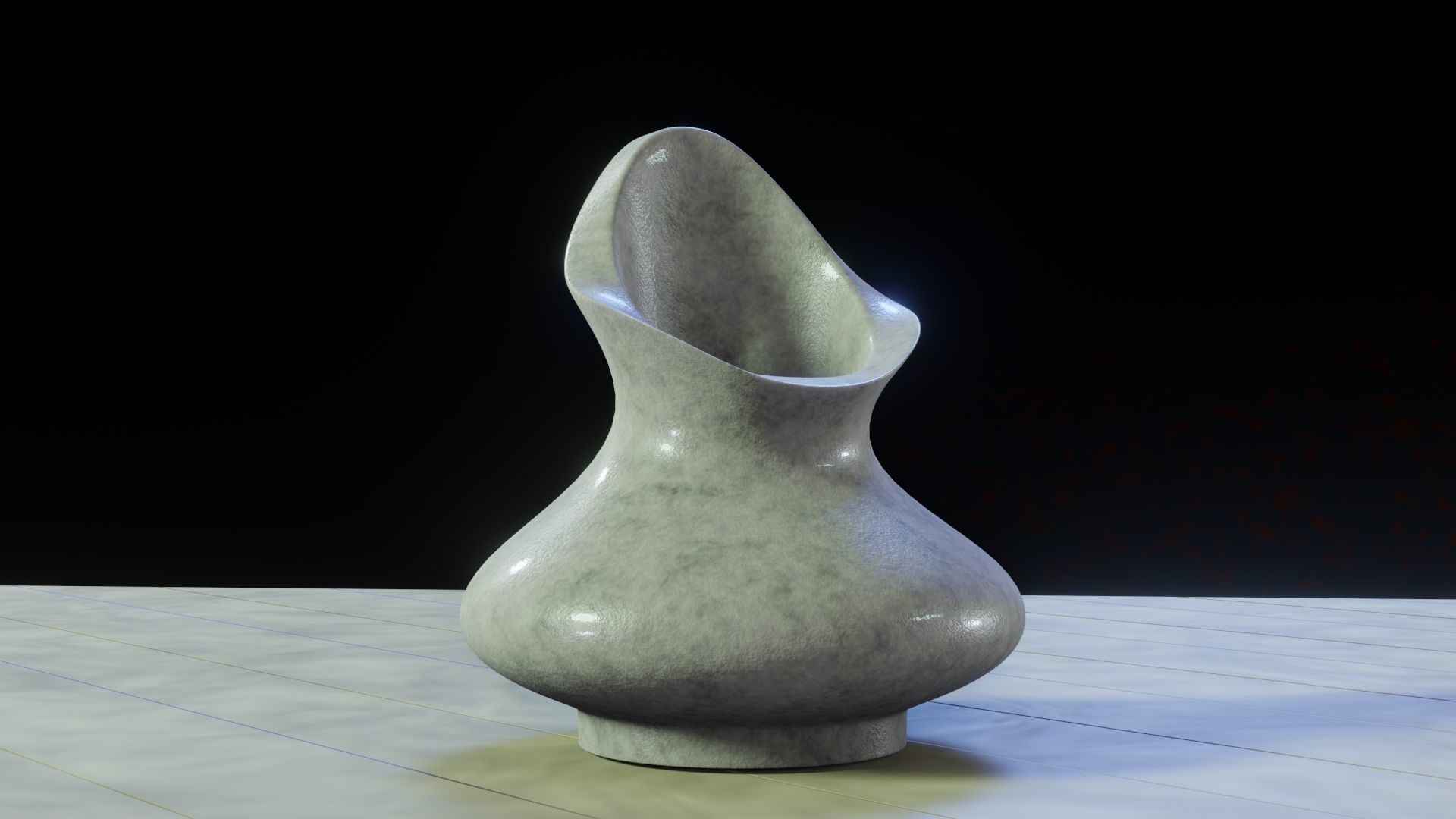 Photorealistic Vase Set 3D model_4