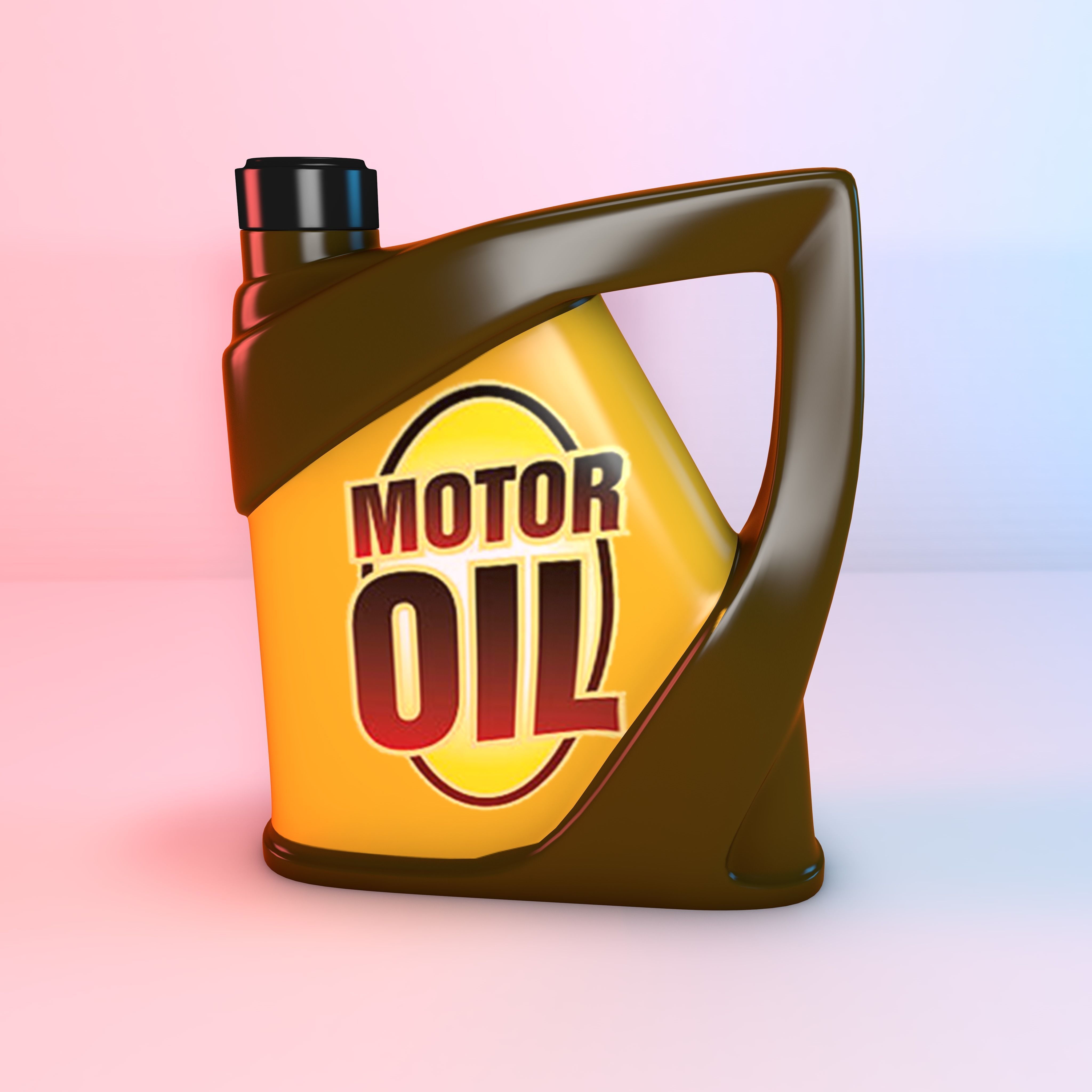 Engine oil bottle 3D model CGTrader