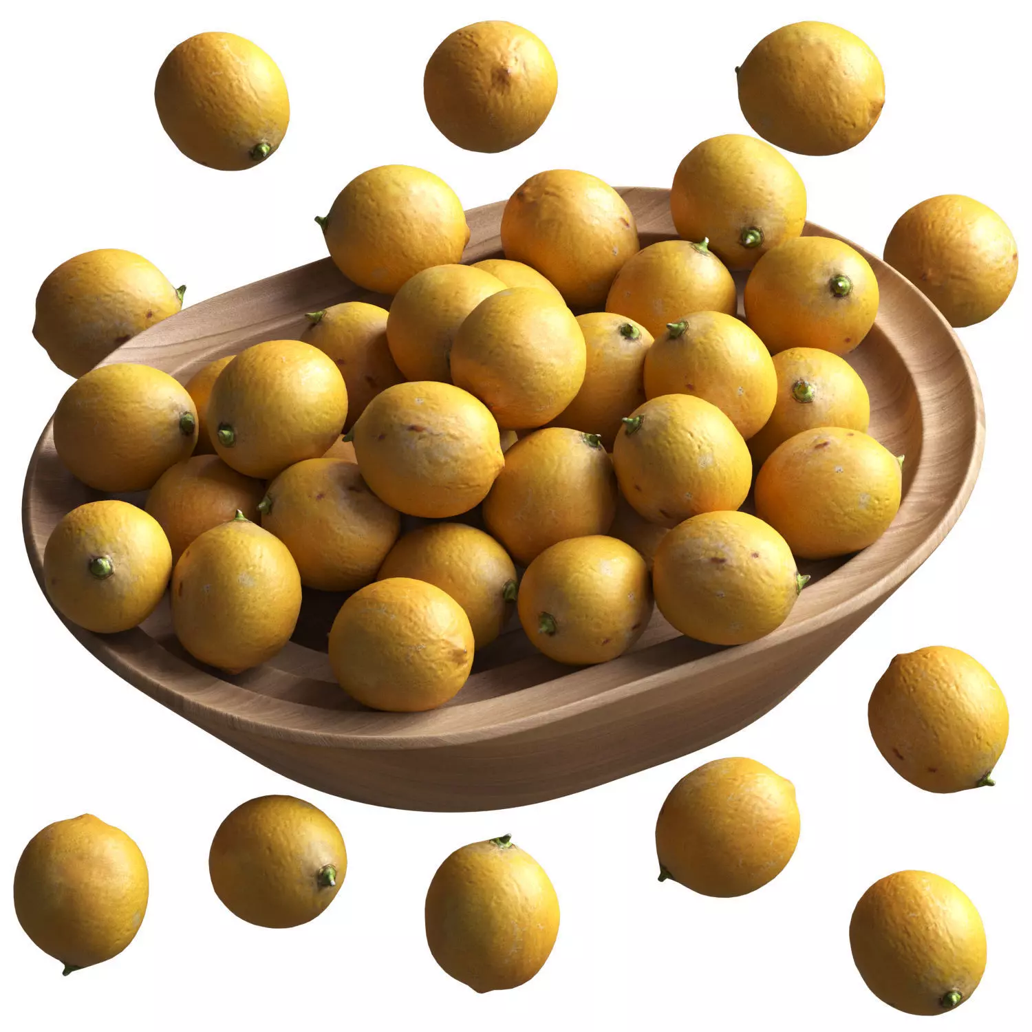 Lemons 01 3D model_0