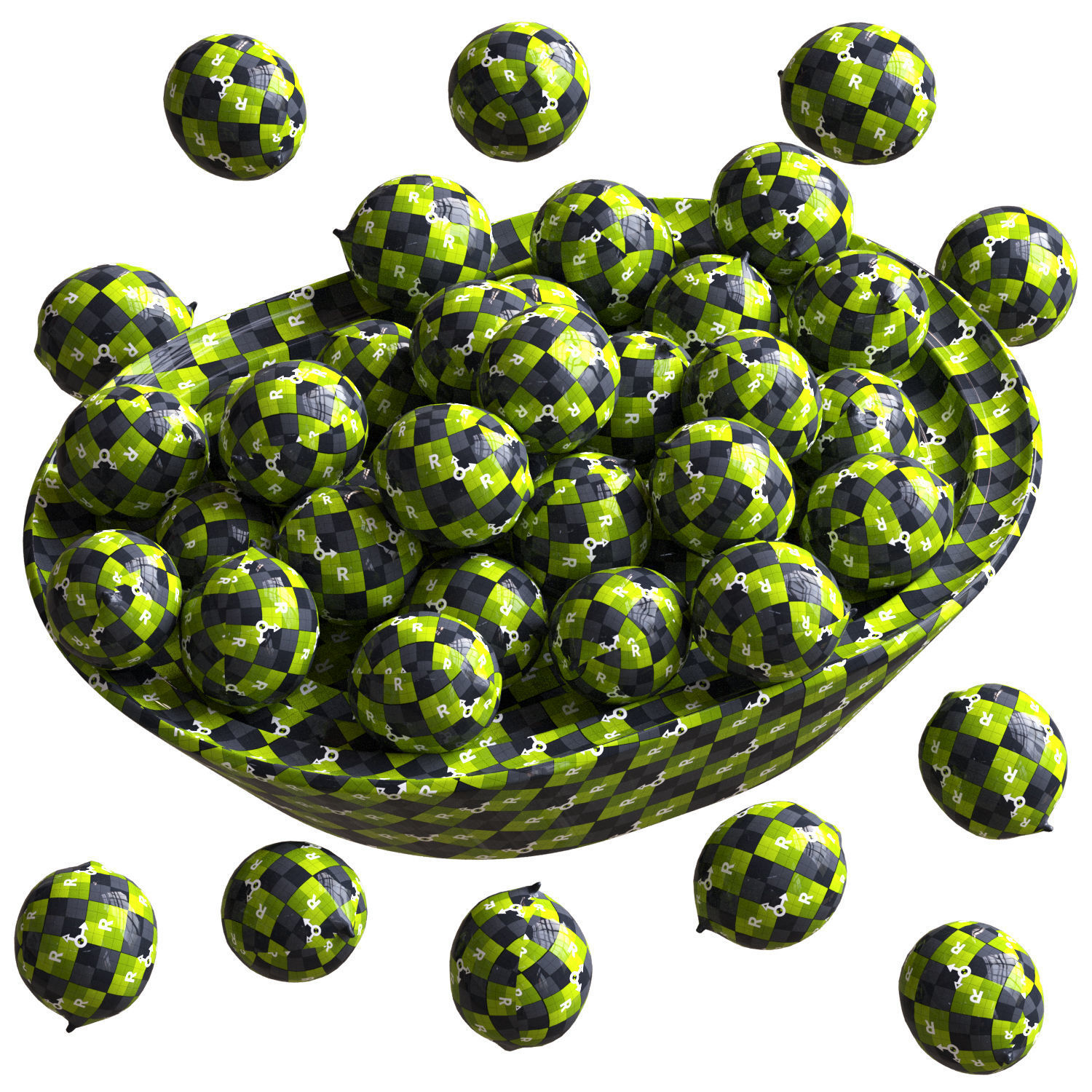 Lemons 01 3D model_3