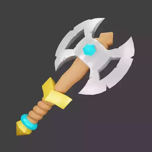 Axe 3d Icon Illustration