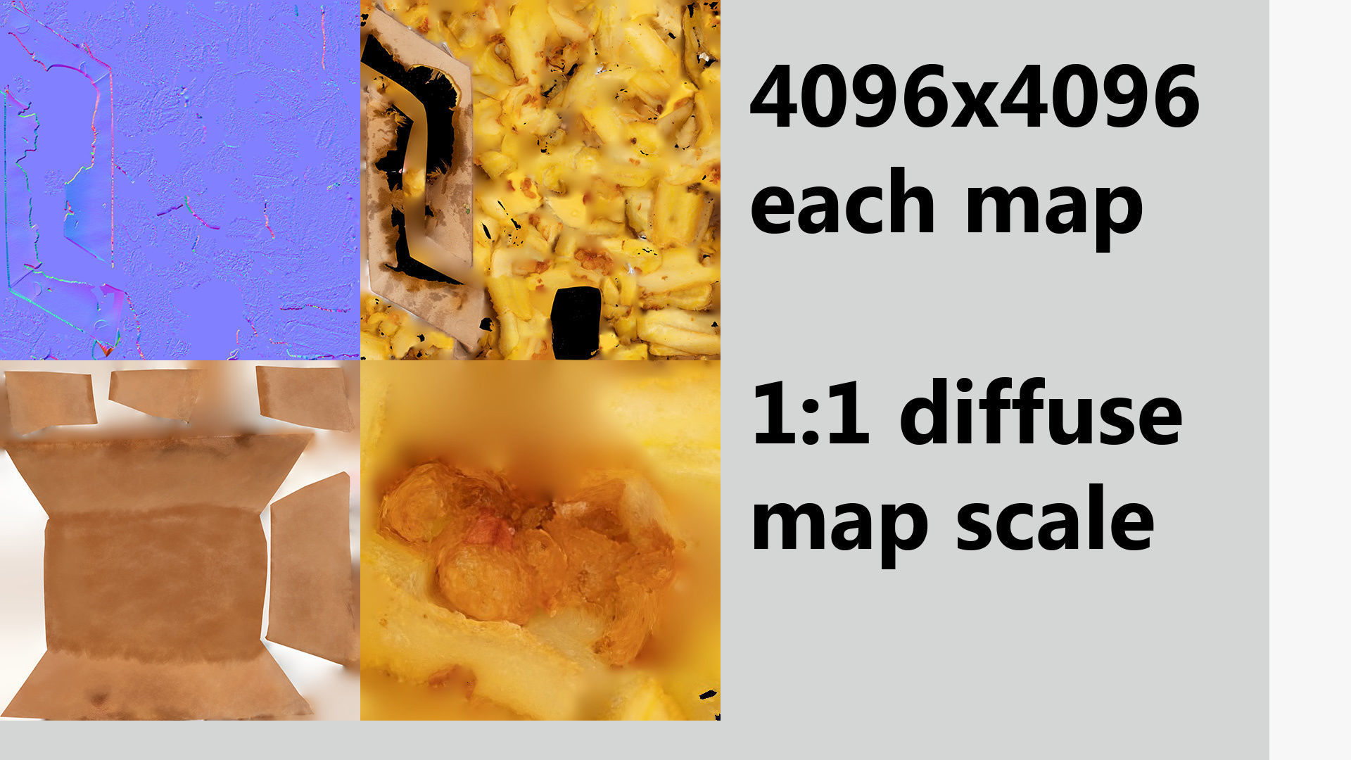 Potato dip dipping fried fry sauce with greens 3D model_7