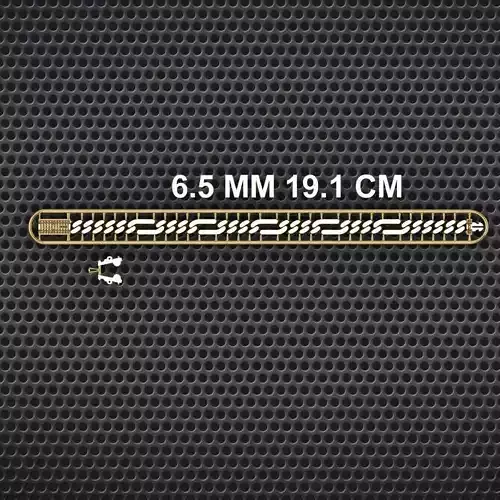 6 MM 19 CM CUBAN LINK CHAIN FOR BRACELET OR NECKLACE