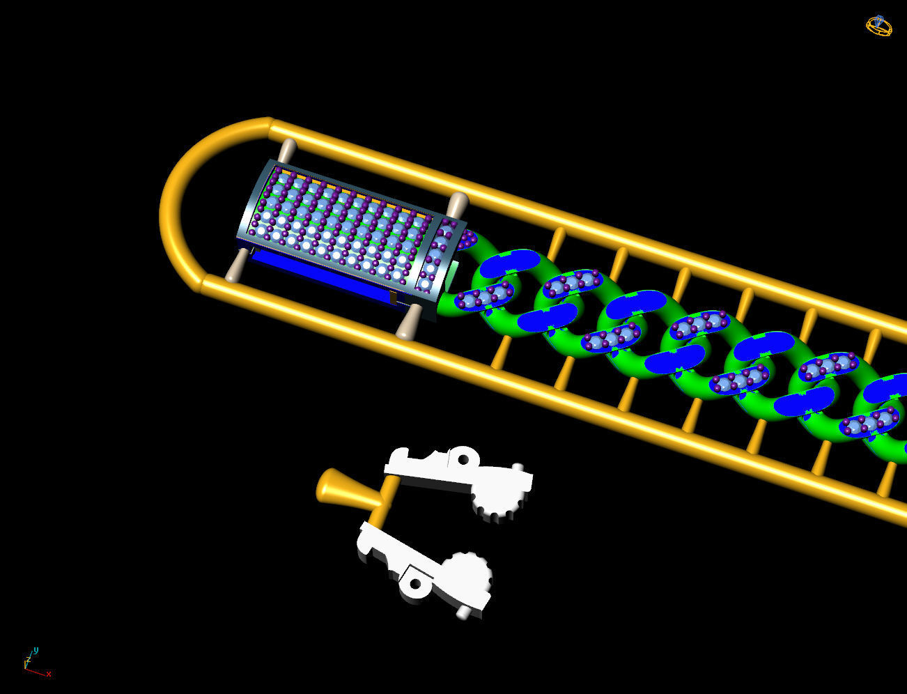 7 MM 18 CM CUBAN LINK CHAIN FOR BRACELET OR NECKLACE 3D print model_6