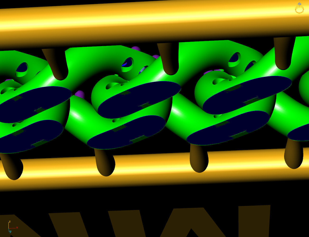 7 MM 18 CM CUBAN LINK CHAIN FOR BRACELET OR NECKLACE 3D print model_5