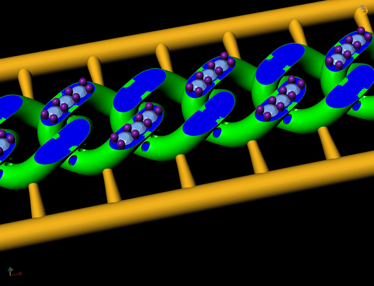 7 MM 18 CM CUBAN LINK CHAIN FOR BRACELET OR NECKLACE 3D print model_8