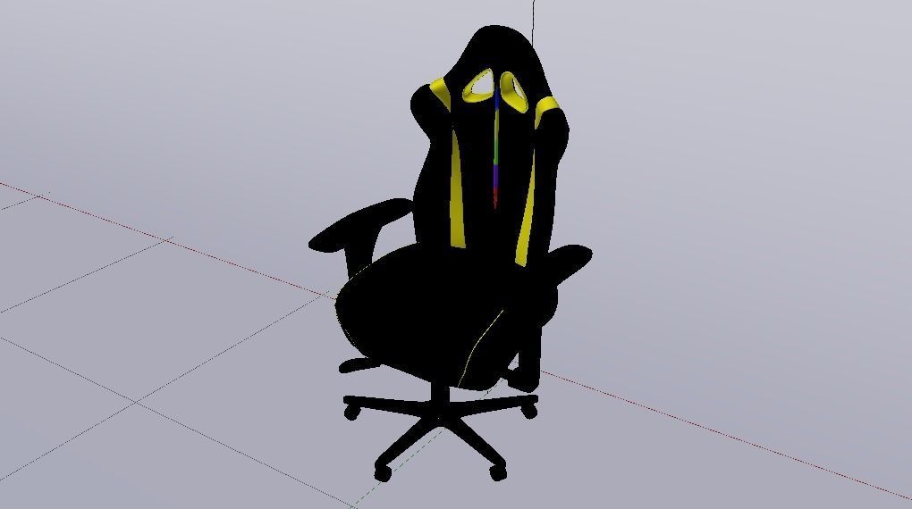 Gaming Chair 04 Low-poly 3D model_20
