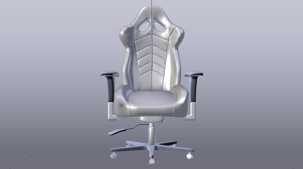 Gaming Chair 04 Low-poly 3D model_24