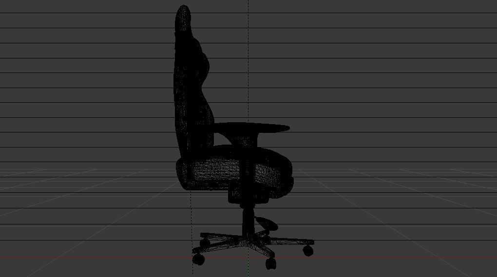 Gaming Chair 04 Low-poly 3D model_33