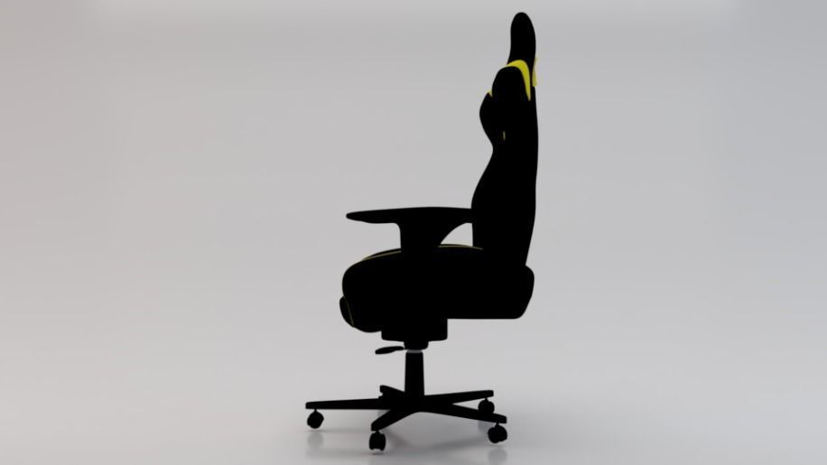 Gaming Chair 04 Low-poly 3D model_2