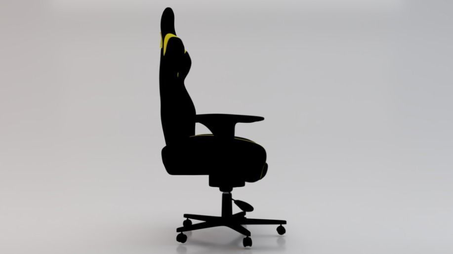 Gaming Chair 04 Low-poly 3D model_1