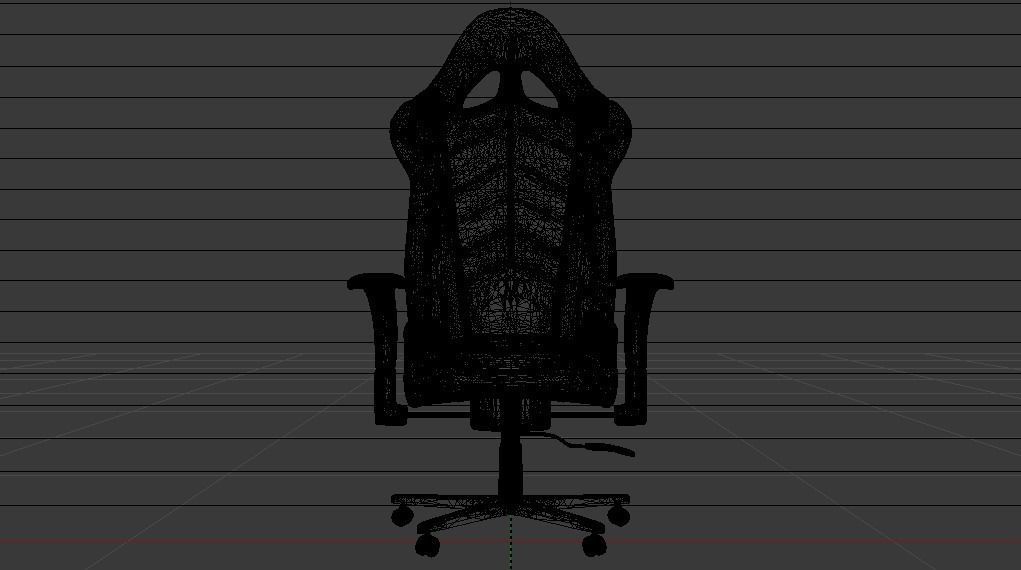 Gaming Chair 04 Low-poly 3D model_35