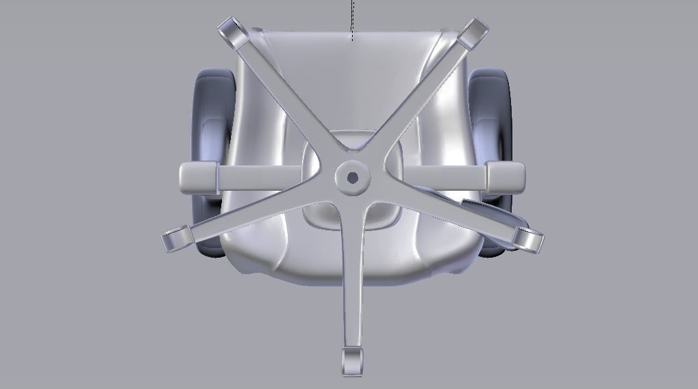 Gaming Chair 04 Low-poly 3D model_31