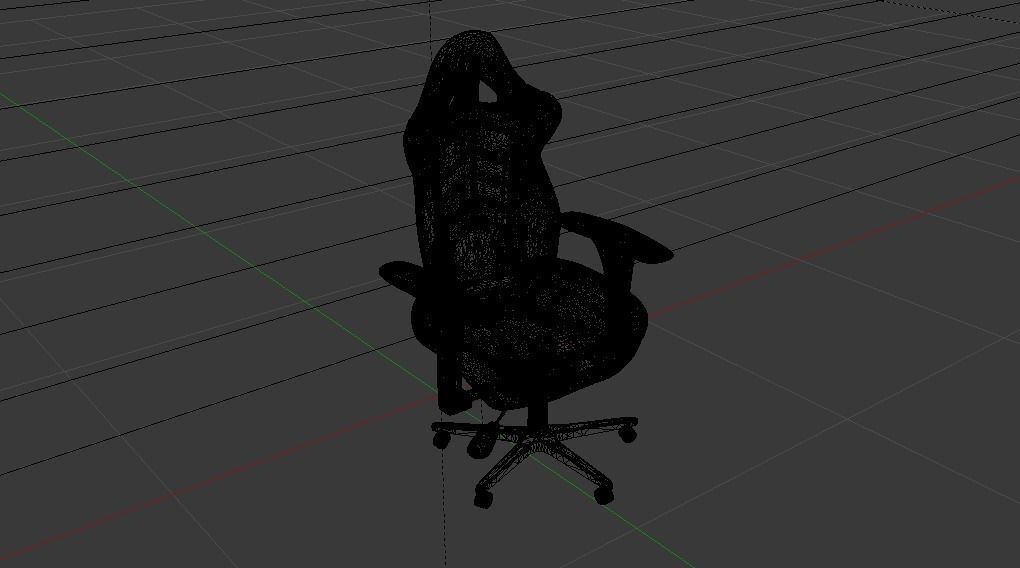 Gaming Chair 04 Low-poly 3D model_37