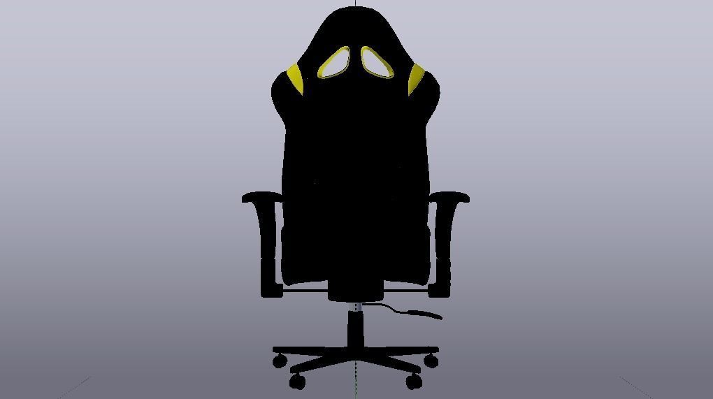 Gaming Chair 04 Low-poly 3D model_19